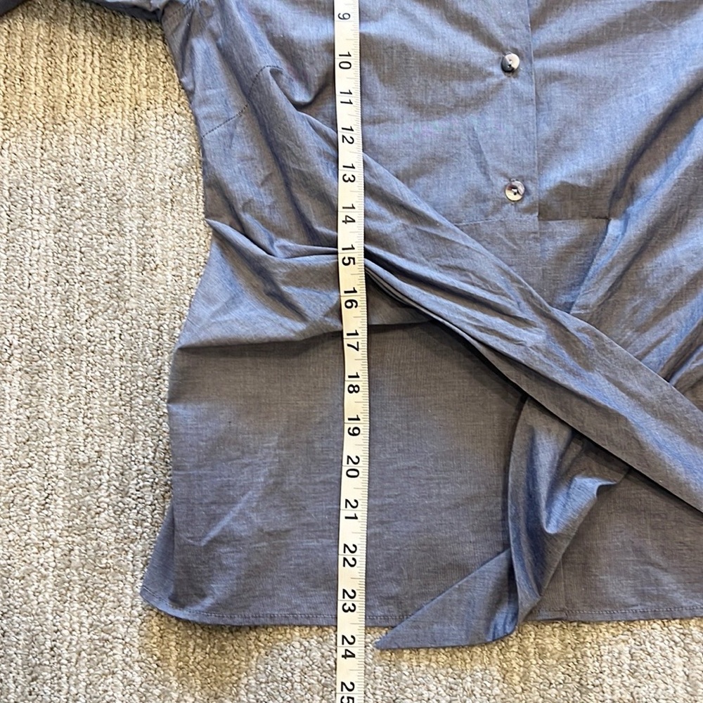 Grammar NYC Conjunction Tie Front Blouse - Picture 11 of 11